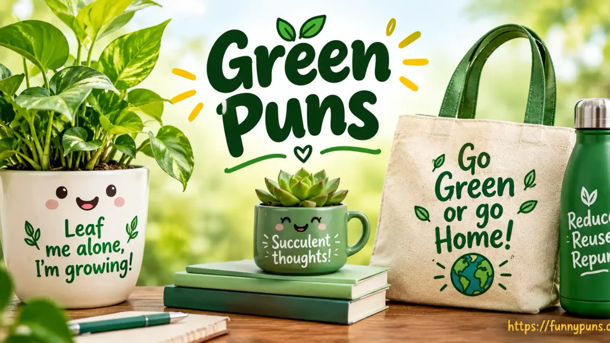 green puns