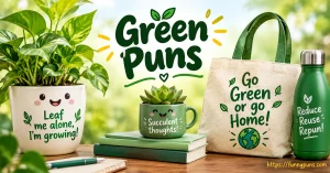 green puns