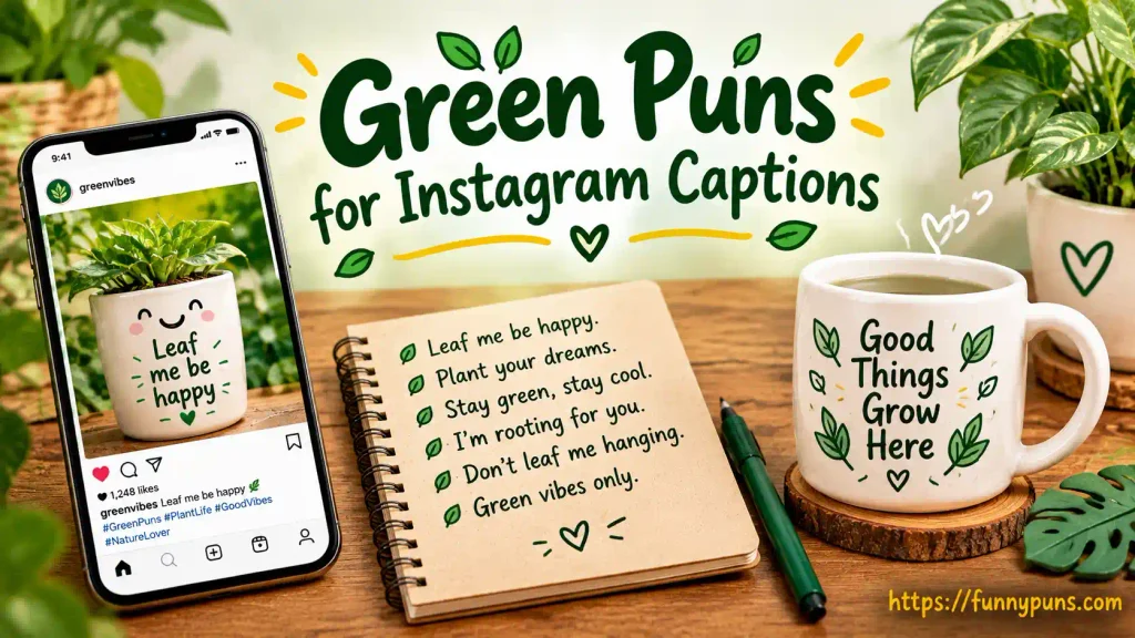 green puns