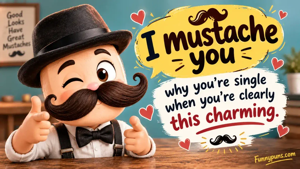 mustache puns