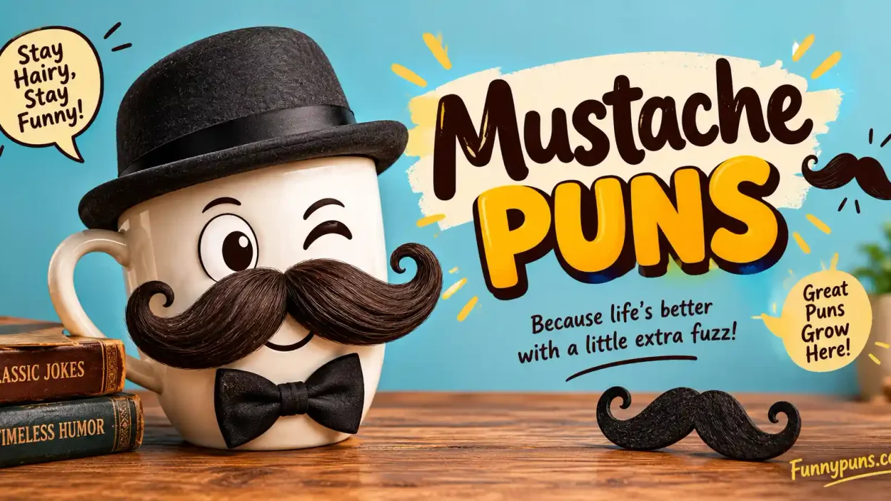 mustache puns