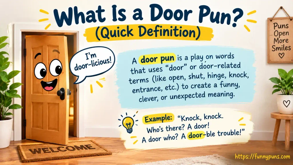 door puns